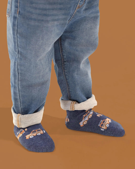 Organic Socks Ankle Jacquard/High Country