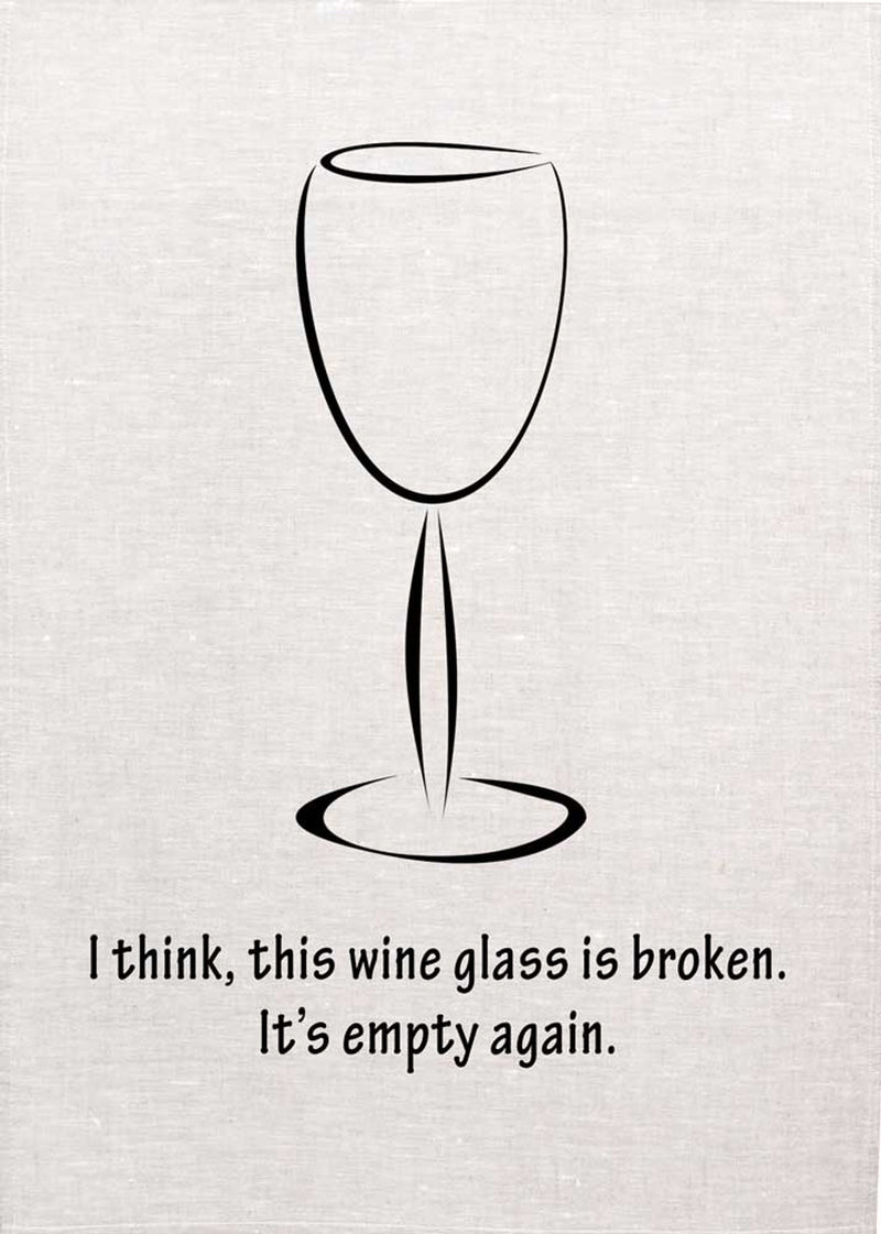 Tea Towel I Think This Wine…