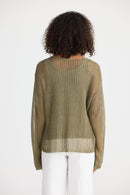 Pontif Knit Set – Khaki | Mesh Knit Top & Tank