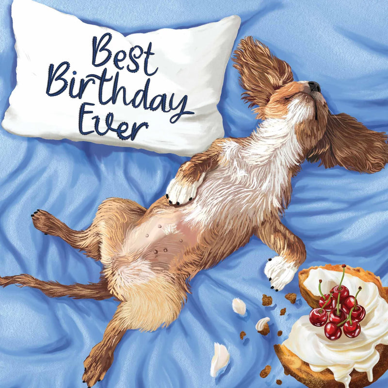 Best Birthday Ever dog birthday card made in Australia