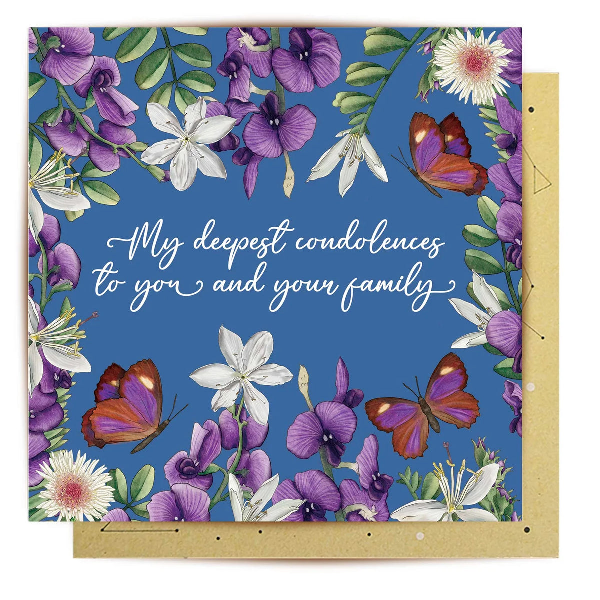 La La Land My Deepest Condolences sympathy greeting card