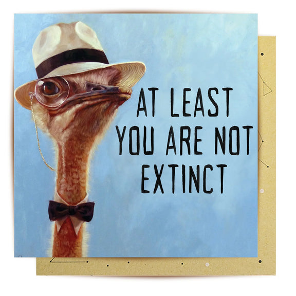 La La Land You Are Not Extinct funny birthday card