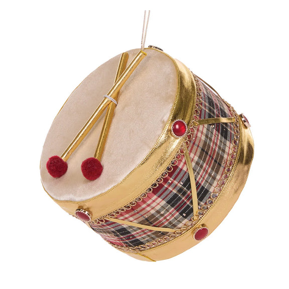 Winter tartan Christmas décor for festive displays