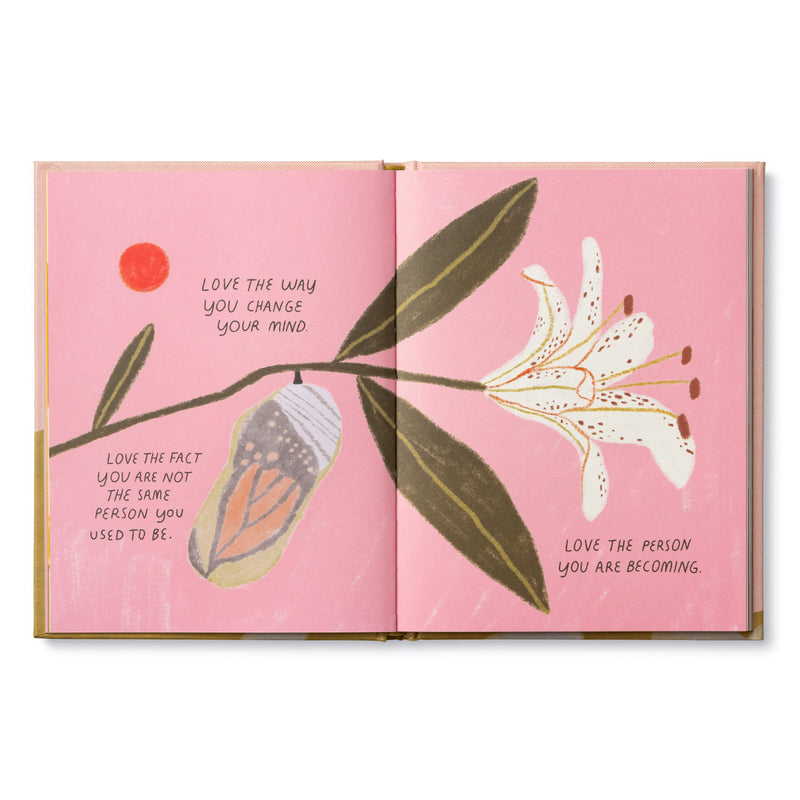 Love Who You Are Book | Inspirational Gift for Women and Girls