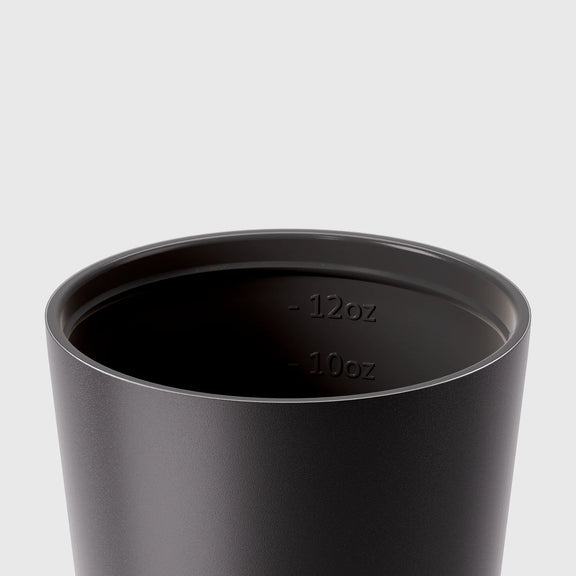 Coal Fressko Camino coffee cup with shatterproof ceramic lining