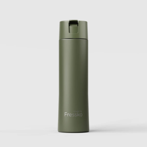 Made by Fressko Move Flip Sip Ceramic Bottle 660mL in Khaki