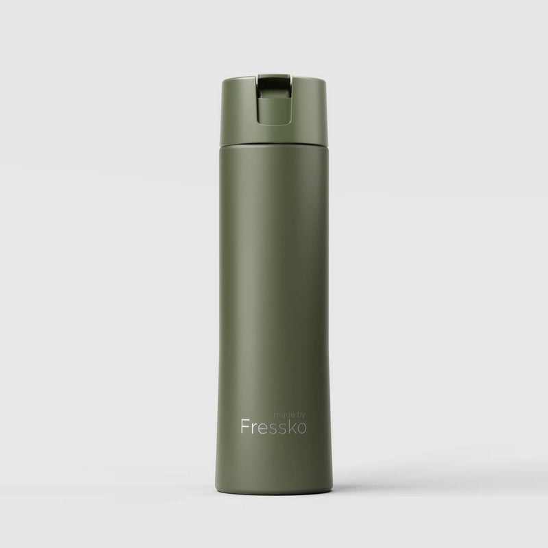 Made by Fressko Move Flip Sip Ceramic Bottle 660mL in Khaki