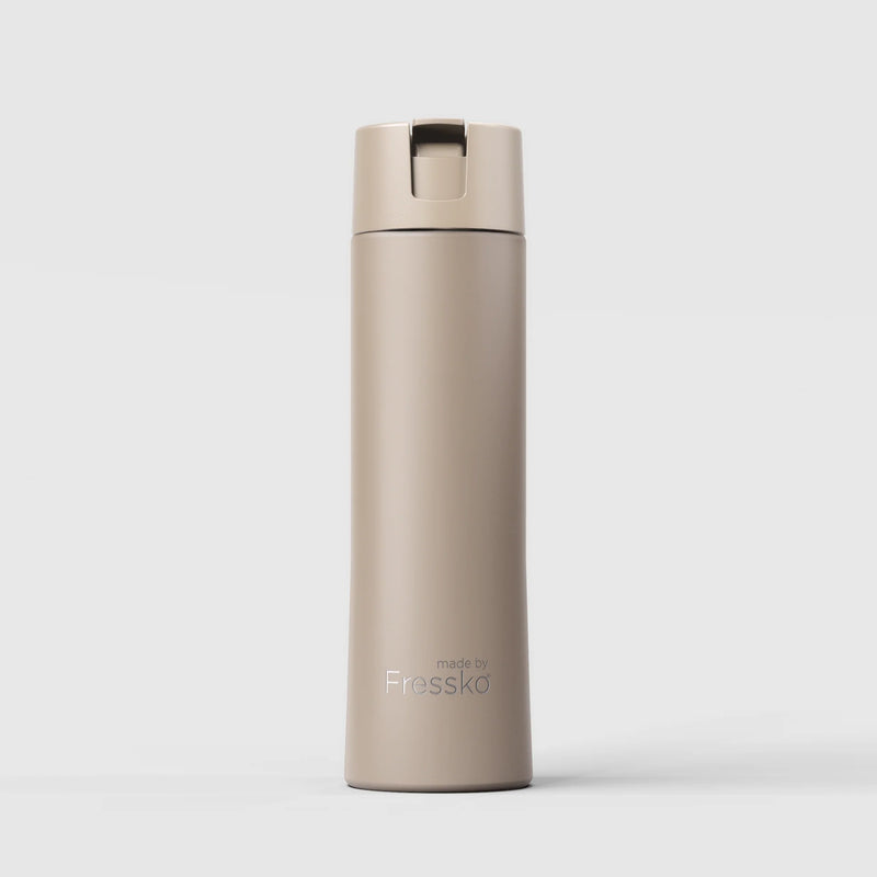 Made by Fressko Move Flip Sip Ceramic Bottle 660mL in Oat