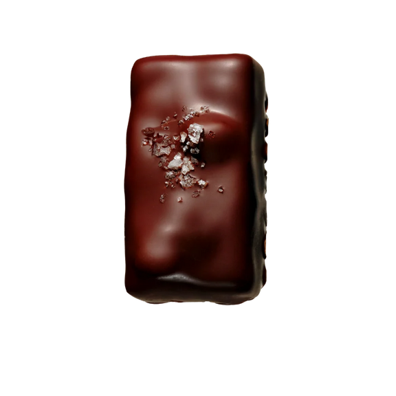 Dark cacao macadamia caramel with sea salt
