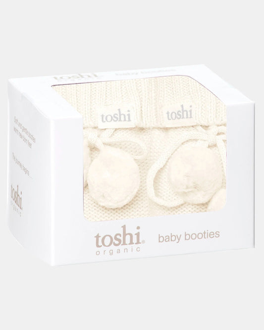 Organic Booties Marley/Cream