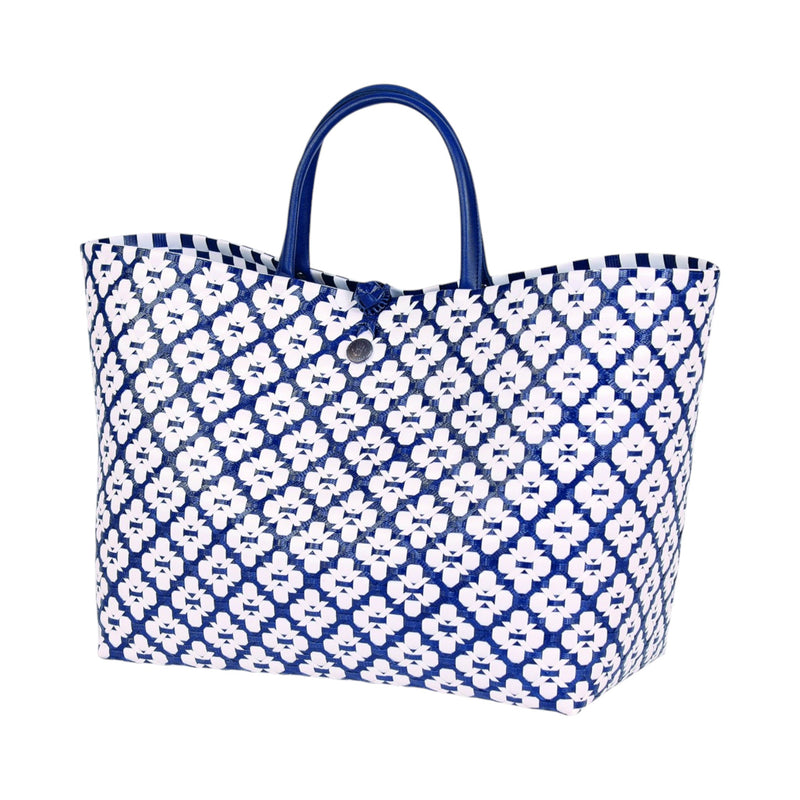 Motif Bag - Navy & White