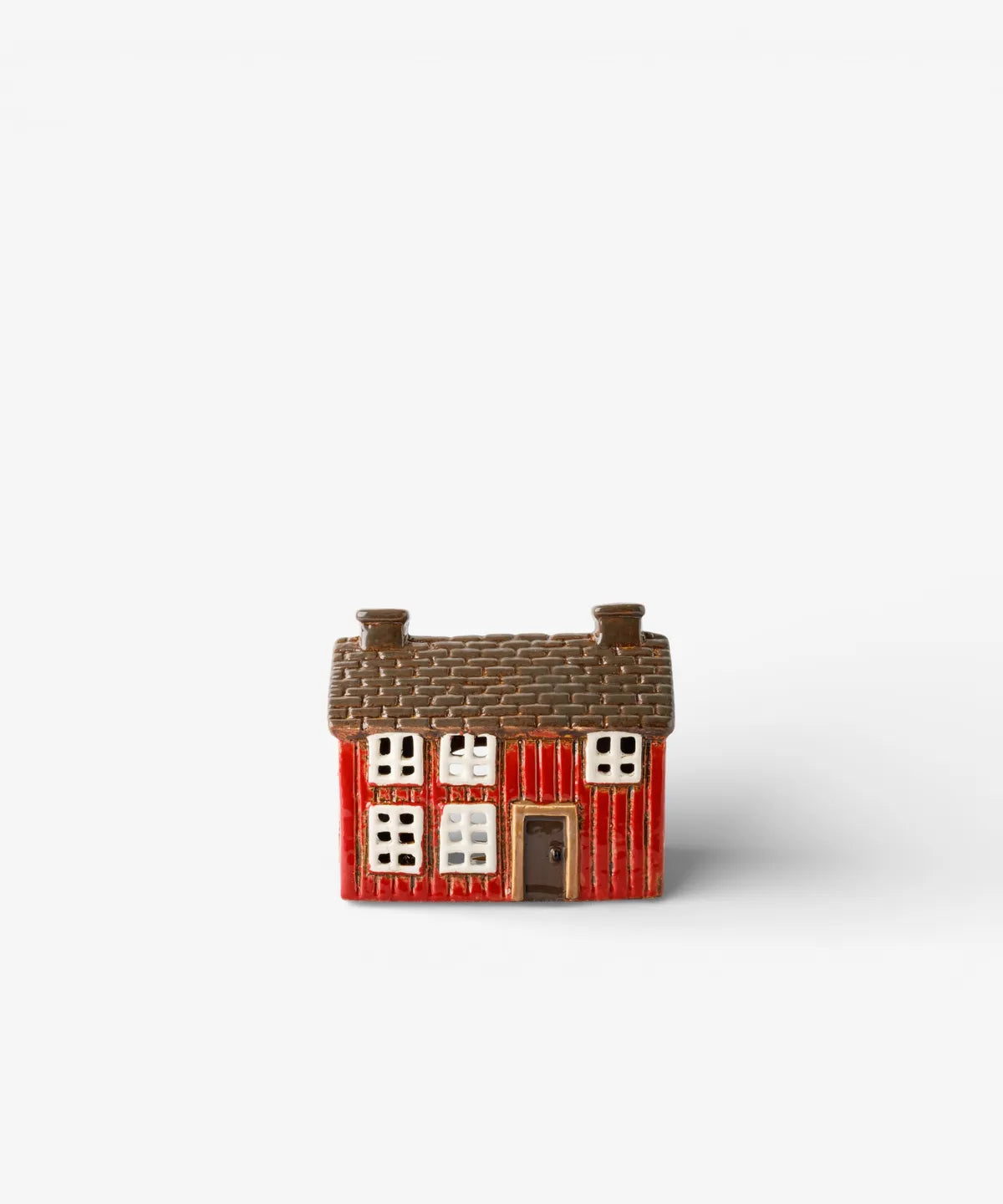 Nordgard Torp Red Cottage ceramic Christmas decoration 