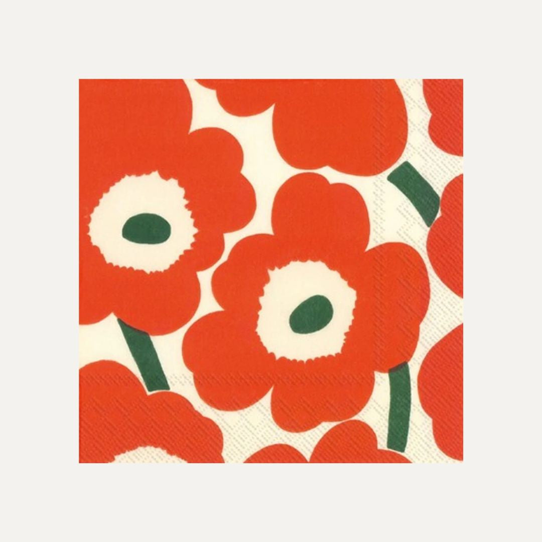 Lunch Napkin Marimekko Orange Green