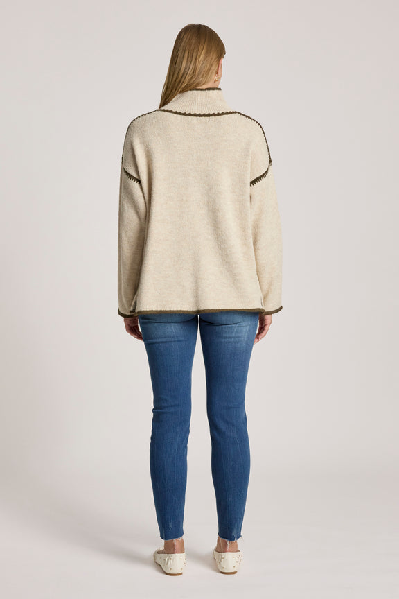 Dune olive women's jumper