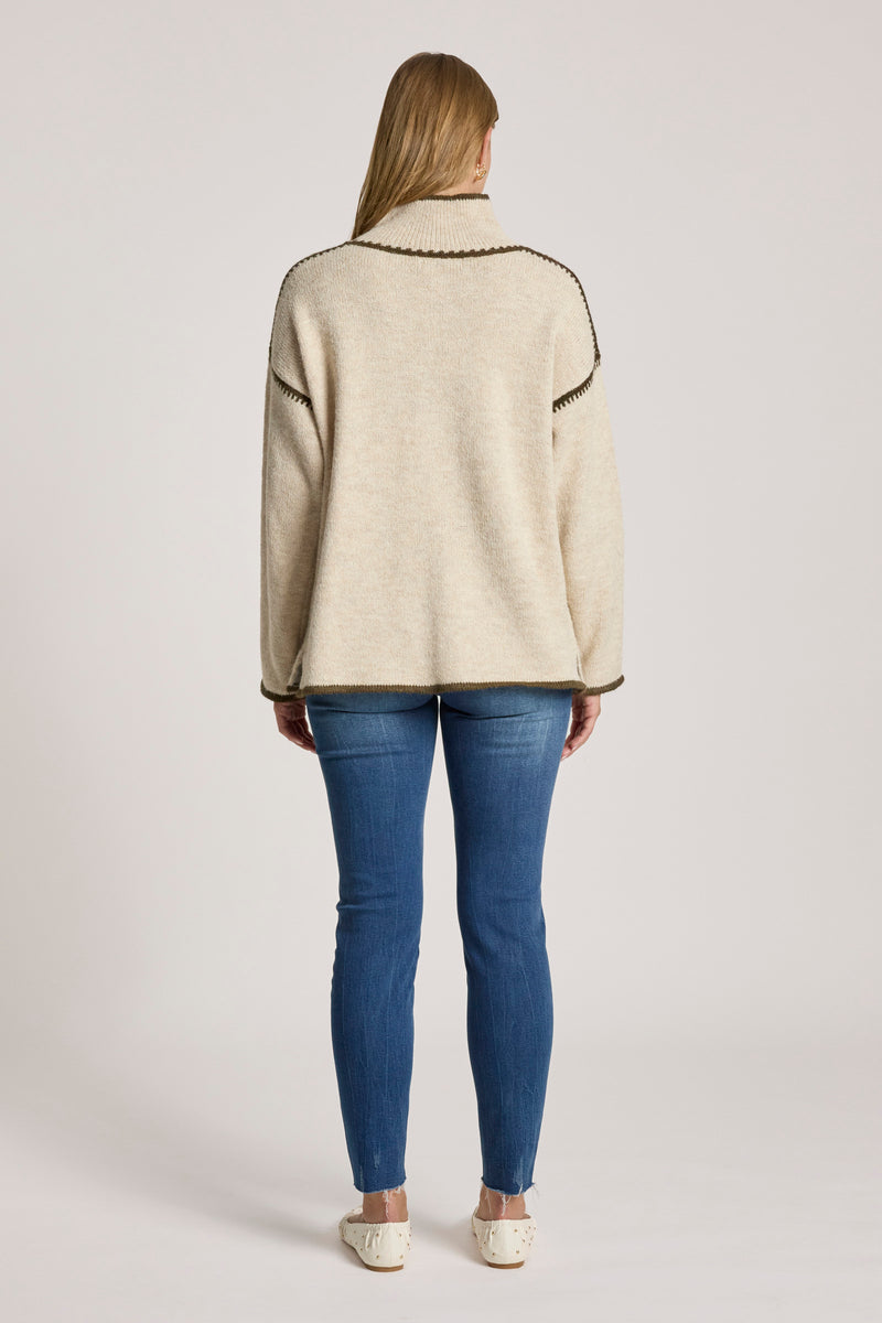 Dune olive women's jumper