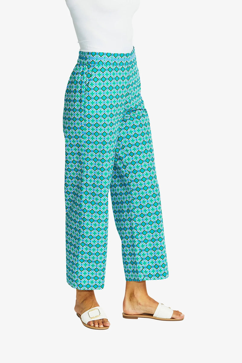 Sorrento Poplin Pant - Sorrento Print