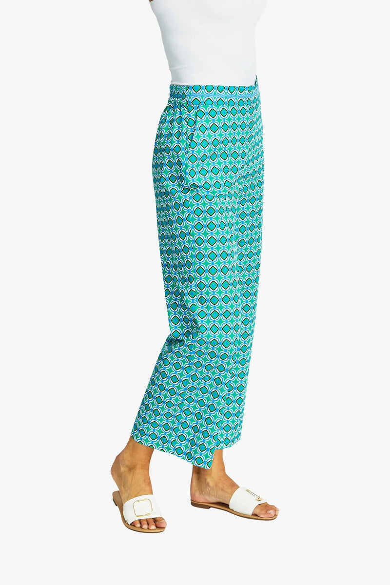 Sorrento Poplin Pant - Sorrento Print