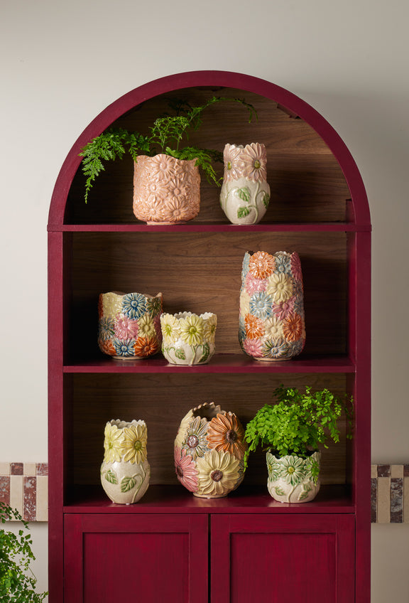 Petal Society Pink Vase with petal-inspired silhouette