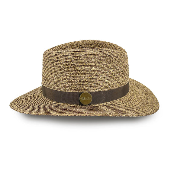 Crushable Chocolate fedora hat in M/L 58cm