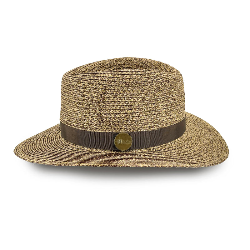 Crushable Chocolate fedora hat in M/L 58cm