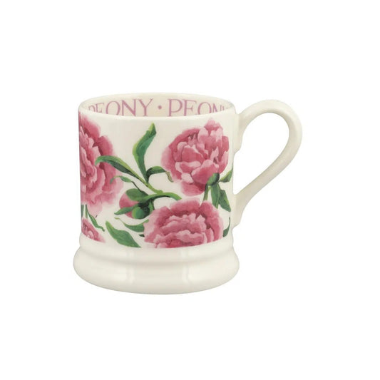 Pink Peony 1/2 Pint Mug