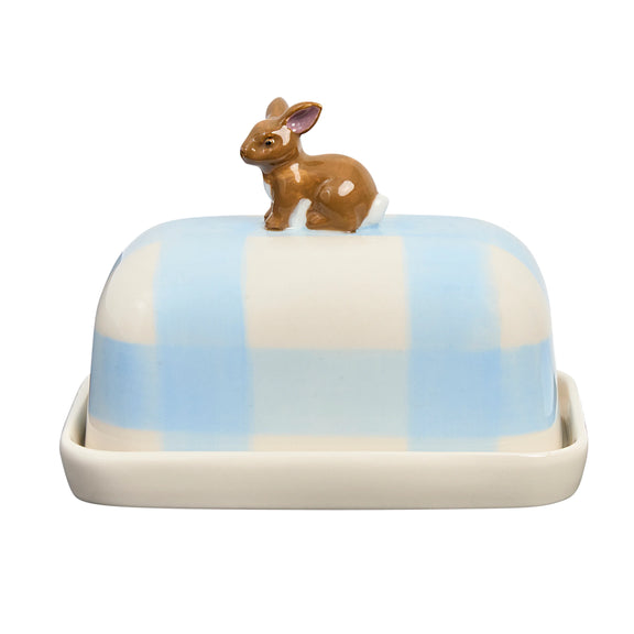 Butter Dish Rabbit Butter Up by Robert Gordon showing lid and base