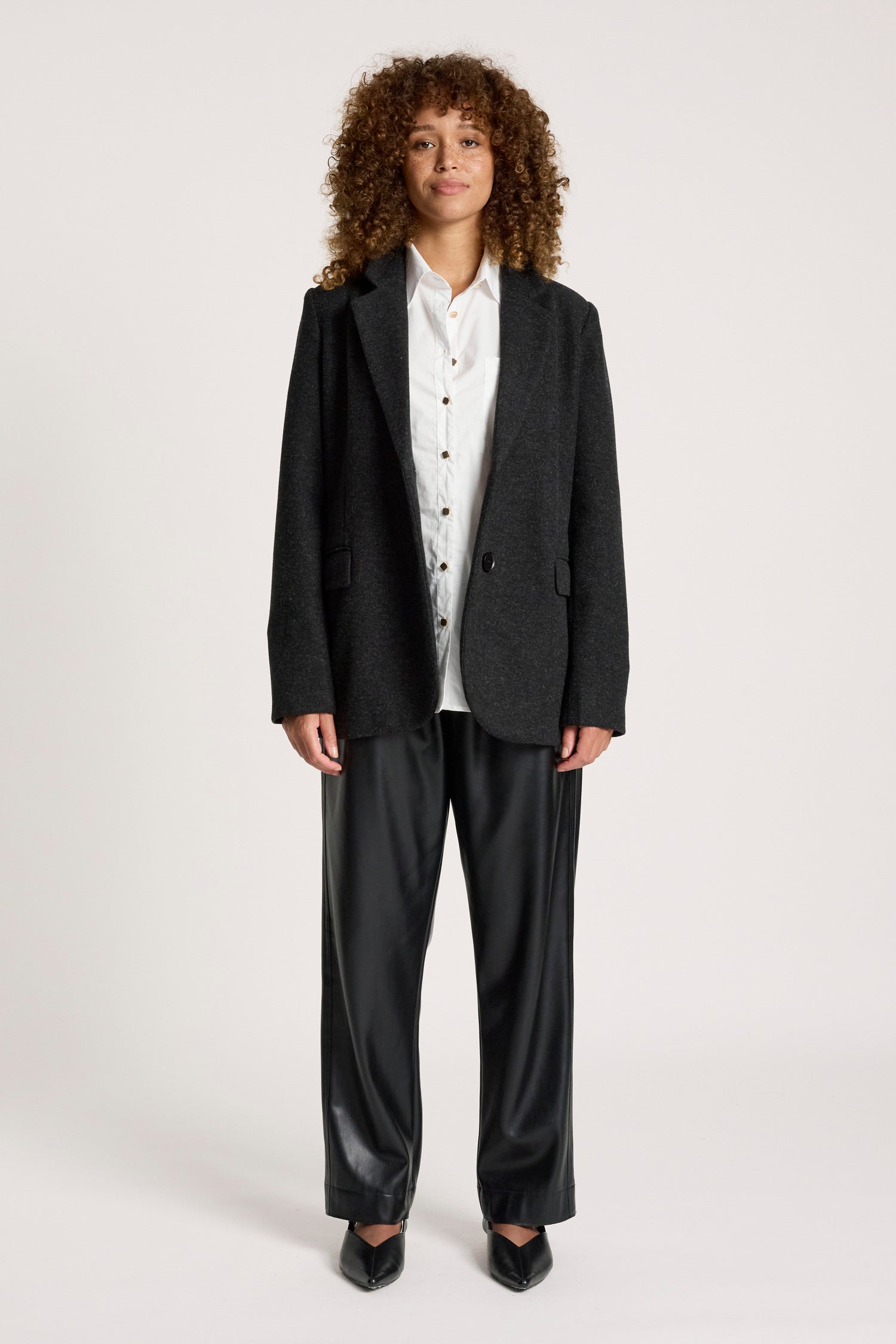 Sable black blazer - women's coat from My Country Escape