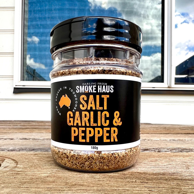 Salt Garlic & Pepper 180g