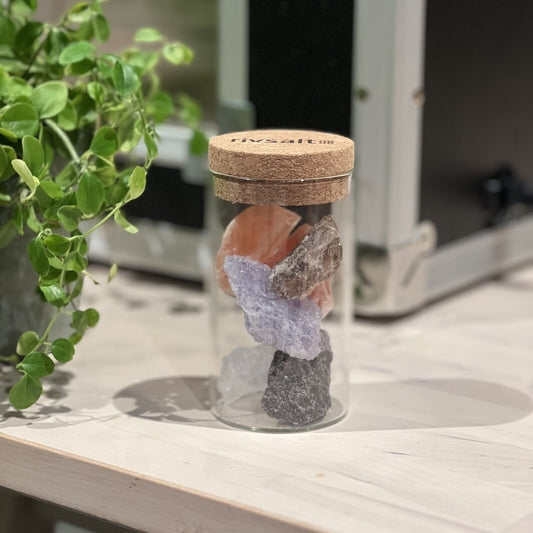 Salt Selection Glass Jar