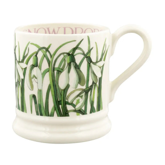 Flowers Snowdrop 1/2 Pint Mug