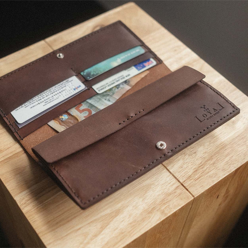 The Alongsider Wallet Vintage Brown