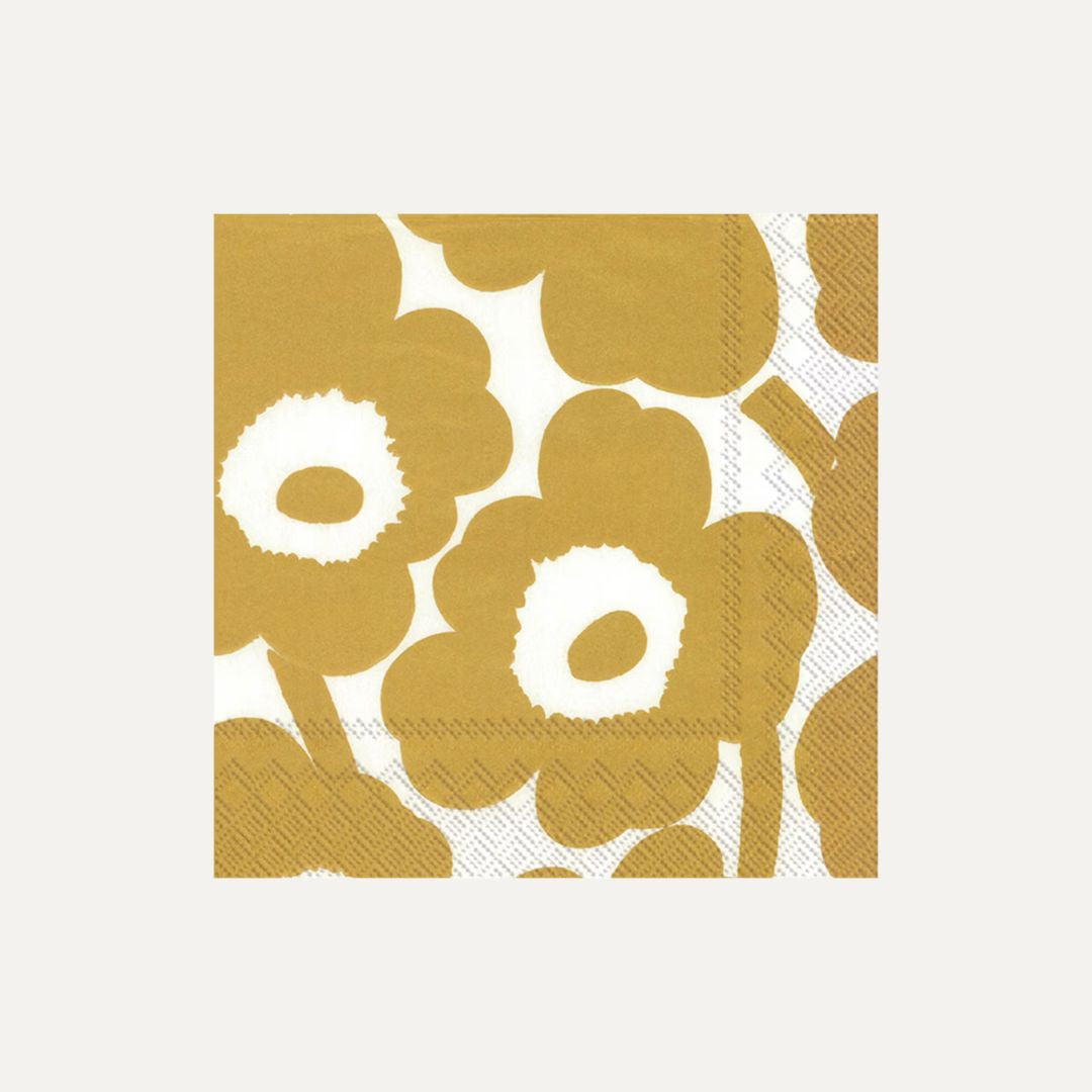 Lunch Napkin Marimekko White Gold