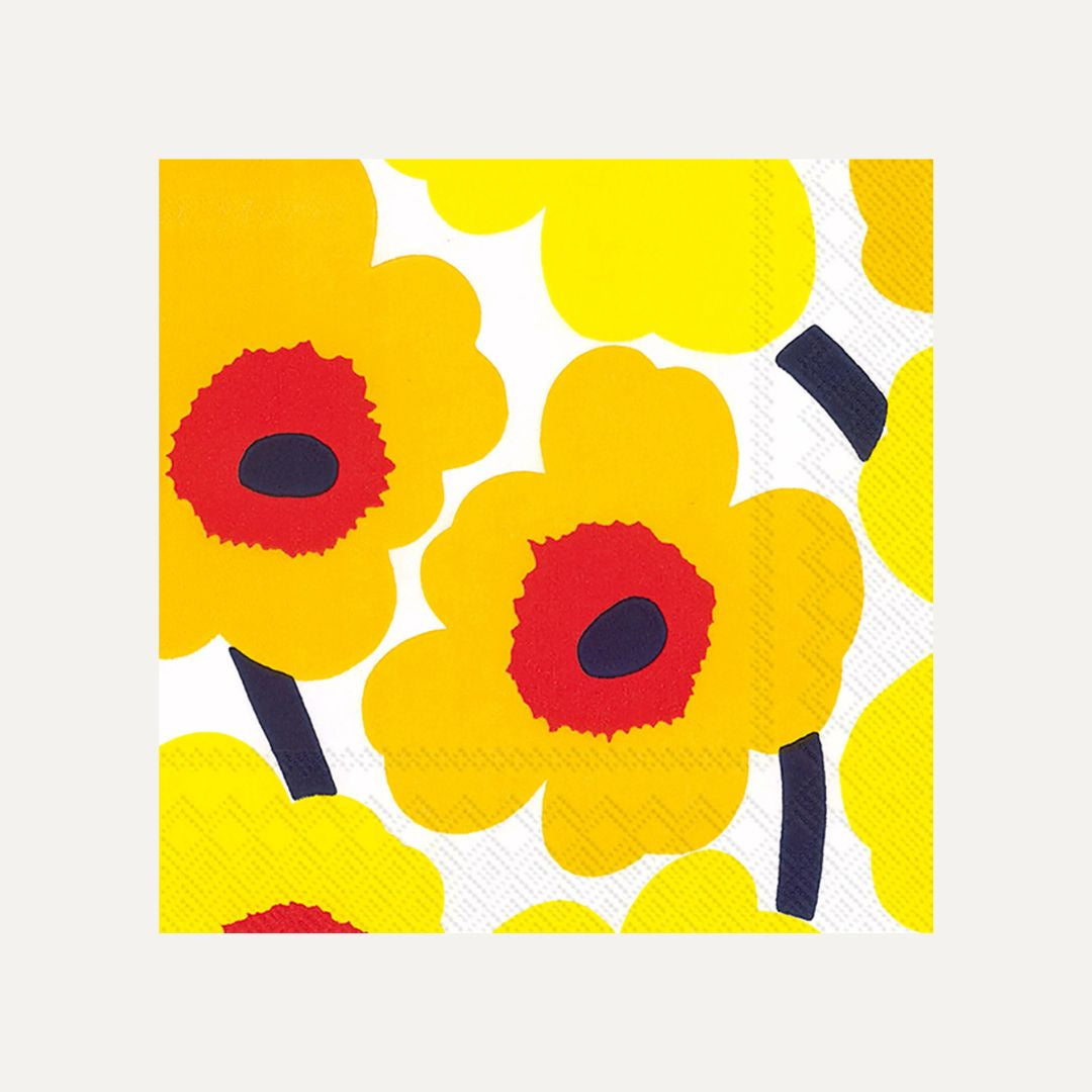 Marimekko Cocktail Napkin Dark Yellow