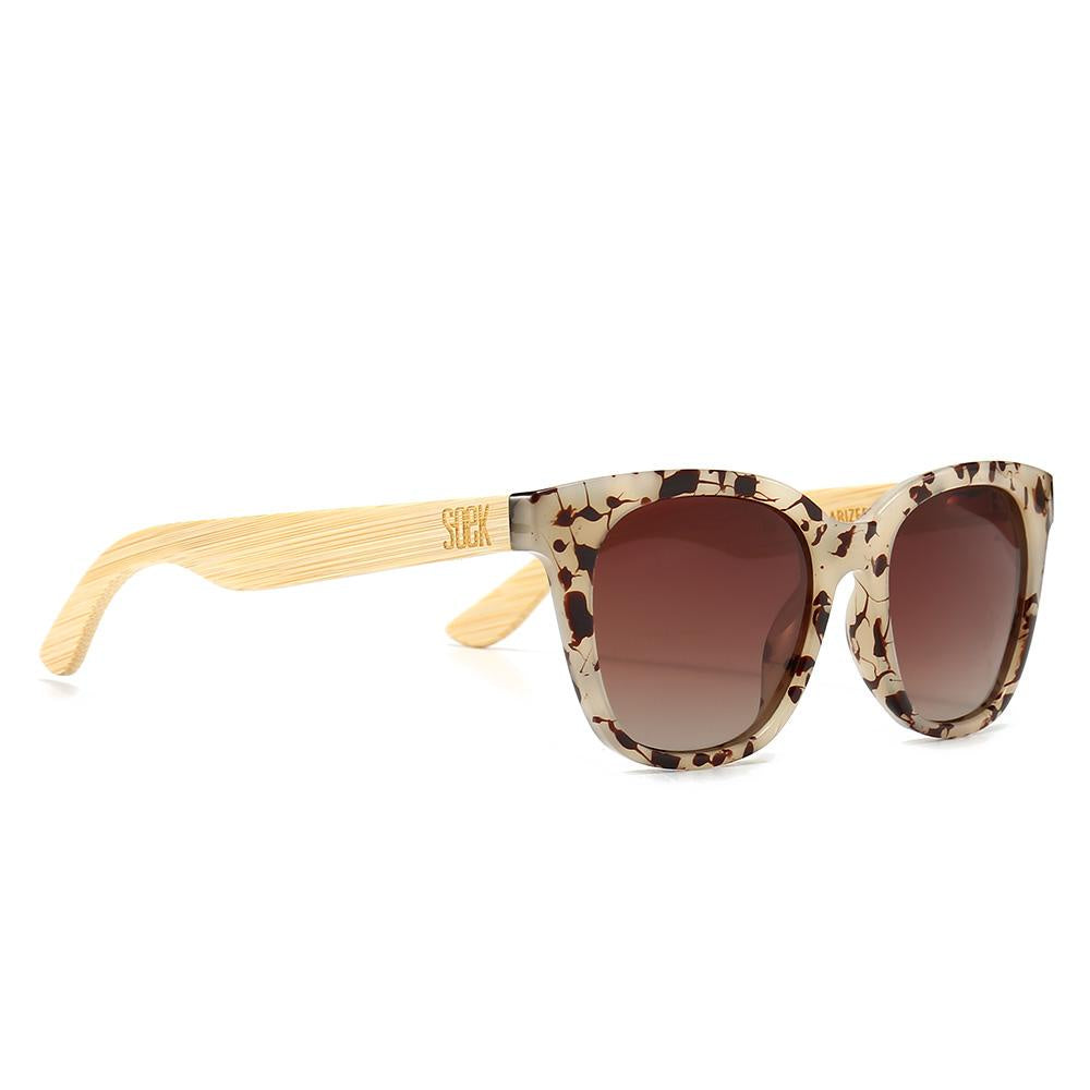 Lila Grace Ivory Tortoise - Brown Graduated Lens/White Maple Arms